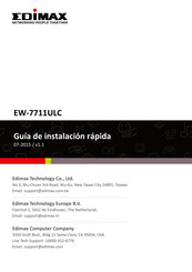 Edimax EW-7711ULC Guía De Instalación Rápida