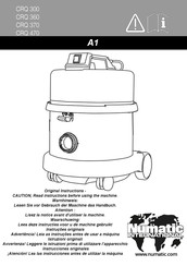 Numatic CRQ 370 Instrucciones Originales