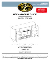 HAMPTON BAY 80434/25MM4495-PB84 Guía De Uso Y Cuidado
