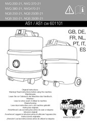 Numatic AS1 CW Instrucciones Originales