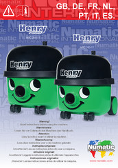 Numatic Henry Petcare Instrucciones Originales