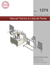 Atlanta Attachment Company 1374 Manual Técnico & Lista De Partes