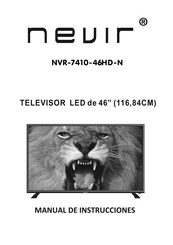 Nevir NVR-7410-46HD-N Manual De Instrucciones