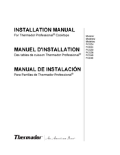 Thermador Professional PCD24 Manual De Instalación