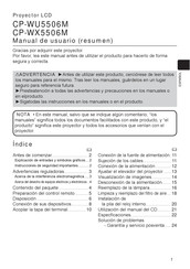Hitachi CP-WU5506M Manual De Usuario