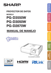 Sharp PG-D2870W Manual De Manejo