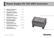 Truma PS 100 Instrucciones De Uso Instrucciones De Montaje