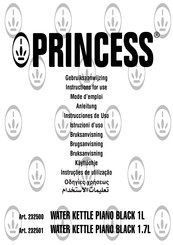 Princess 232500 Instrucciones De Uso