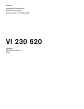 Gaggenau VI 230 620 Instrucciones De Instalación