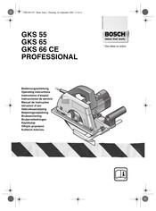 Bosch GKS 66 CE PROFESSIONAL Instrucciones De Servicio