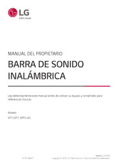 LG SP7 Manual Del Propietário