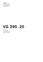 Gaggenau VG 295.20 Instrucciones De Uso