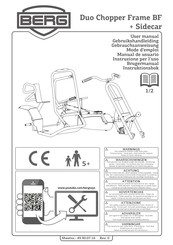 BERG Duo Chopper Frame BF Manual De Usuario