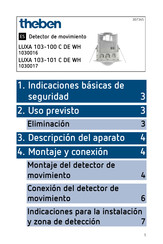 Theben LUXA 103-101 C DE WH Manual De Instrucciones