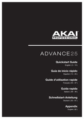 Akai Professional ADVANCE 25 Guia De Inicio Rapido