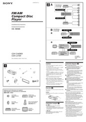 Sony CDX-CA690X Manual De Instalación