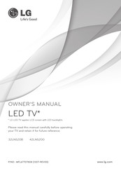 LG 42LN5200 Manual Del Propietário