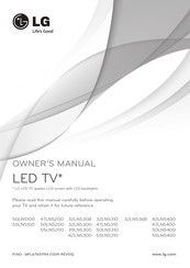 LG 39LN5300 Manual Del Usuario