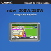 Garmin nuvi 250W Manual De Inicio Rápido