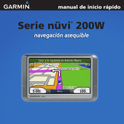 Garmin nuvi 200W Manual De Inicio Rápido