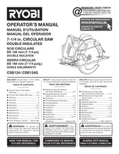 Ryobi CSB124 Manual Del Operador