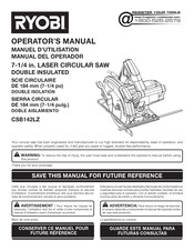 Ryobi CSB142LZ Manual Del Operador