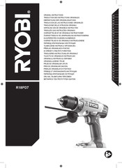 Ryobi R18PD7-220B Traducción De Las Instrucciones Originales