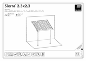 Palram Sierra 2.3x2.3 Manual Del Usuario