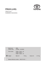 Toyota PZ464-G3421-A0 Manual De Instrucciones