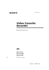 Sony SLV-L5 CS Manual De Instrucciones