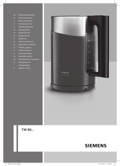 Siemens TW86105/02 Instrucciones De Uso