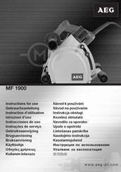 AEG MF 1900 Instrucciones De Uso