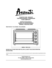 Avanti POB11A1B Manual De Instrucciones