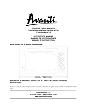 Avanti POBW111B-IS Manual De Instrucciones