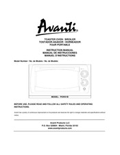 Avanti POW31B Manual De Instrucciones