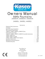 Kasco 4400EJ Manual Del Propietário