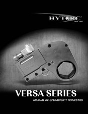 Hytorc VERSA Serie Manual De Operación Y Repuestos