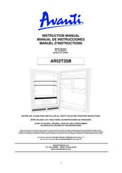 Avanti AR52T3SB Manual De Instrucciones