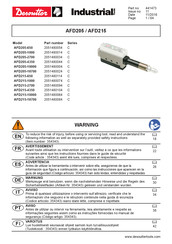 Desoutter AFD215-650 Manual Del Usuario