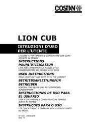 Costan LION CUB 12 NARROW Instrucciones De Uso