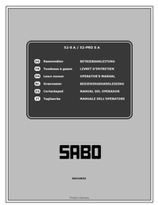 Sabo 52-S A Manual Del Operador