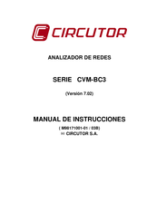 Circutor CVM-BC3 Manual De Instrucciones