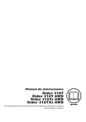 Husqvarna Rider 316T AWD Manual De Instrucciones
