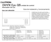 Lutron Grafik eye QSGRN-6PCE Guía De Instalación Y Funcionamiento