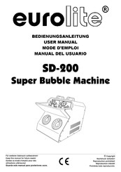 EuroLite SD-200 Manual Del Usuario
