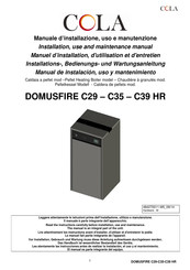 Cola DOMUSFIRE C29 HR Manual De Instalación, Uso Y Mantenimiento