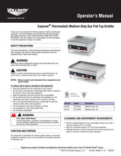 Vollrath Cayenne 40722 Manual Del Operador