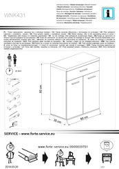 Forte WINNIE WNK431 Manual Del Usuario