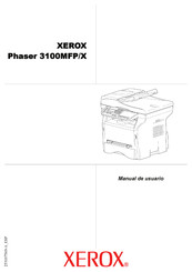 Xerox Phaser 3100MFP/X Manual De Usuario