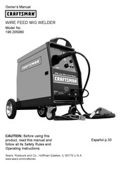 Craftsman 196.205080 Manual De Usuario